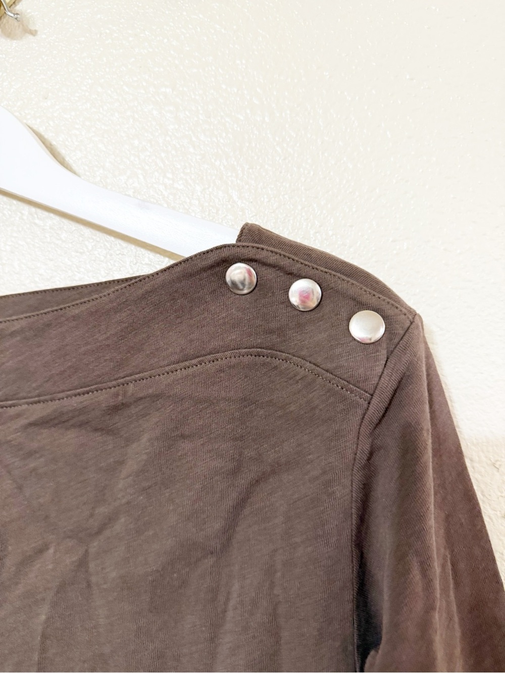 Anthropologie Nation Los Angeles Cotton Rochelle Boat Neck Sweater Top XS NEW - Picture 7 of 9
